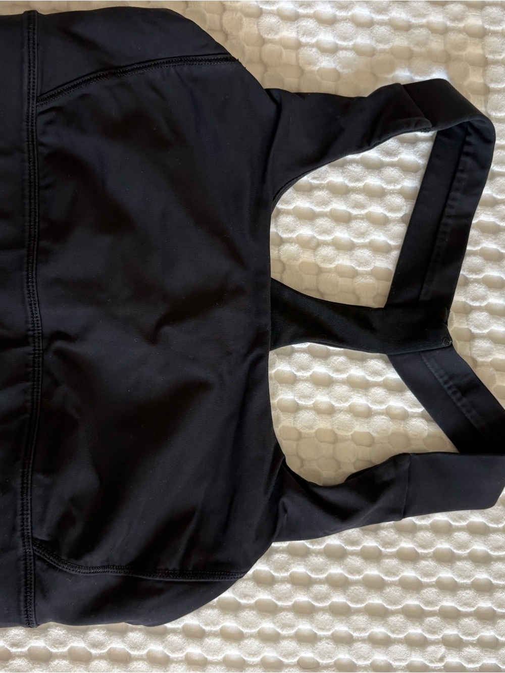 lululemon athletica Black Sports Bra with Razor Back